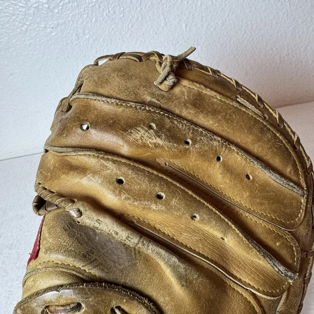 Vintage Rawlings Gold Glove Catchers Mitt HOH Lite Toe Left Hand 210 LTF USA
